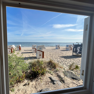 Ausblick aus unserer Strand 36 Bude Ausblick aus unserer Strand 36 Bude